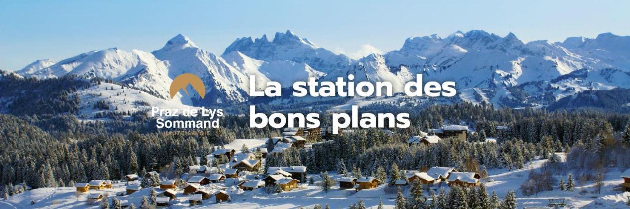 Studio Cabine Praz De Lys Taninges Exterior photo